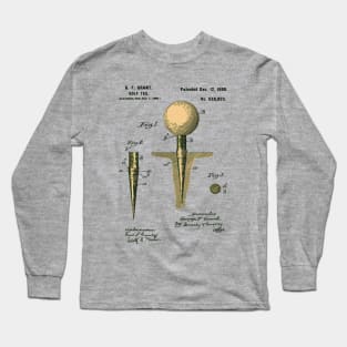 Golf Tee - Patent Design Long Sleeve T-Shirt